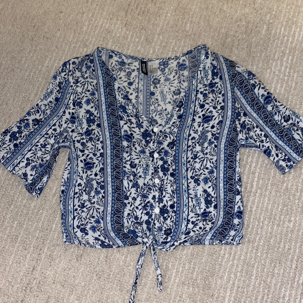 Ladies Button Down Top